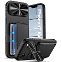 ATATOO for iPhone Air Case Wallet, Card Holder (3-5 Cards) &amp; Stand, Black