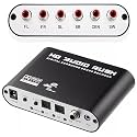 Atdaraz 5.1 Audio Rush Digital Sound Decoder Converter - Optical SPDIF/Coaxial Dolby AC3 DTS to 5.1CH Analog Audio (6RCA Output)