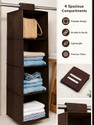 ATEEF Hanging 4 Shelf Closet Hanging Organizer