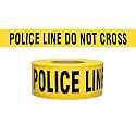ATERET Police Line Do Not Cross Tape 2 Pack 3 inch x 1000 feet, Hazard Safety Tape, Construction Tape for Danger/Hazardous Area, Ideal Use for Halloween Decorations, Party, Work-Site