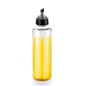 ATEVON Food-Grade Plastic Oil Dispenser - 1L, Easy Flow, Transparent