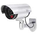 Dummy Security Camera Realistic Look Dummy Security CCTV Outdoor Camera Fake Dummy IR CCTV Security Camera Waterproof Wireless Blinking Flashing
