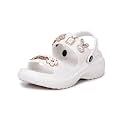 ATHCO Super Soft Comfortable Adjustable Back Strap Clogs &amp; Cute Charms |Waterproof Anti Skid &amp; Lightweight Cushioned Stylish Clogs Mules for Women's &amp; Girl's Soho