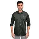 Men Lycra Solid Full Sleeves Button Down Collar Shirt, Perfect for Formal Professionalism and Casual Elegance Lycra Shirts for Men Solid Shirts for Men (Buy 3 Get 1 Free)