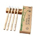 Athelas 1 Toothbrush Super Soft Eco Friendly Bamboo Toothbrush with 20000 Sensitive Bristles | 100% Natural Bamboo Toothbrush for Sensitive Gums &amp; Teeth (Bamber, single piece)