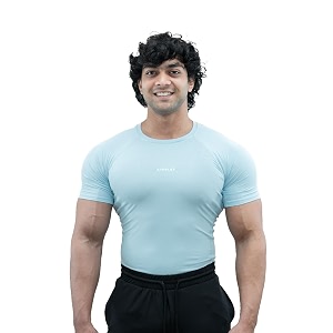 Athflex Mens Half Sleeve Ace Compression T-Shirt-Ultra
