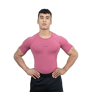 Athflex Mens Half Sleeve Ace Compression T-Shirt-Ultra