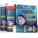 Athlete's Foot Powder with Miconazole Nitrate 2% Controls Odor & Fungus