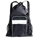 Athletico Mesh Swim Bag - Mesh Pool Bag with Wet &amp; Dry Compartments for Swimming, The Beach, Camping and More (Black)