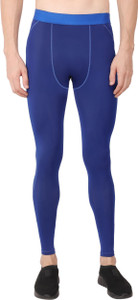 athmonk solid men blue tights