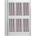 Athom Trendz Ecosaviour Striped Cotton Bath Towel 70x140 cm Multicolour Pack of 6