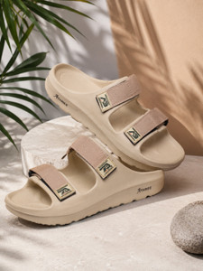 athree men men comfort with adjustable straps cushioned sole slipper durable  strong slides