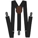 Adjustable Elastic Y Back Style Suspenders for Men, Boys, Girls, Kids