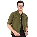 Men Regular Fit Washed Full Sleeve Denim