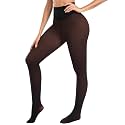 ATHVOTAR Fleece Lined Winter Tights Women - Thermal Warm Opaque Pantyhose Thick Sheer Leggings