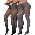 ATHVOTAR Fleece Lined Winter Tights Women - Thermal Warm Opaque Pantyhose Thick Sheer Leggings