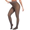 ATHVOTAR Fleece Lined Winter Tights Women - Thermal Warm Opaque Pantyhose Thick Sheer Leggings