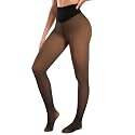 ATHVOTAR Fleece Lined Winter Tights Women - Thermal Warm Opaque Pantyhose Thick Sheer Leggings