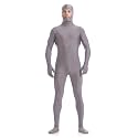 ATHX Men's and Women's Spandex Open Face Bodysuit Costume Adult Stretchy Halloween Cosplay Body Suit Zentai Suit Outfits