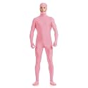 ATHX Men's and Women's Spandex Open Face Bodysuit Costume Adult Stretchy Halloween Cosplay Body Suit Zentai Suit Outfits