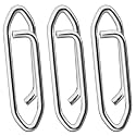 Atibin Stainless Lock Snaps Swivel Steel Saltwater Connector Fishing Snap Line High Strength Fishing Clip Power Lure Connector White Nickel