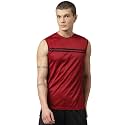 ATICX Men's Polyester Sports Sleeveless T Shirt - Gym Vest, Workout Sando, Training Tank Top, Cut Sleeves Quick Dry Tee for Running, Swimming, Badminton, Fitness &amp; Sports