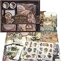 ATIRAMANIYA Scrapbook Kit 232 Pcs, Junk Journal With Supplies, Paper, A6 Grid Notebook, Washi Stickers, Tape, Craft DIY Gift Set (Star and Art Museum)