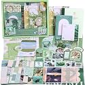 ATIRAMANIYA Scrapbook Kit 232 Pcs, Junk Journal Kit with Journaling Supplies, Scrapbook Paper, A6 Grid Notebook, Washi Stickers, Washi Tape, Scrapbook Kit Craft DIY Gift Set (Poetry Scrapbook)