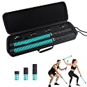 ATIVAFIT Battle Ropes for Home Gym, Adjustable Resistance Ropeless Design, Weighted Cordless Workout Ropes for HIIT, Cardio and Strength Training, Full Body Exercise Equipment-Green