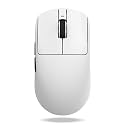 ATKGEAR ATK VXE Dragonfly R1 Wireless Gaming Mouse, 45g, PAW3395, 26000 DPI, Tri-Mode 2.4G/Bluetooth/Wired, 4000Hz Polling Rate (R1 Pro MAX, White)