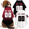 Atlanta Dog Clothes Custom Name Number T Shirt for Dog Gifts