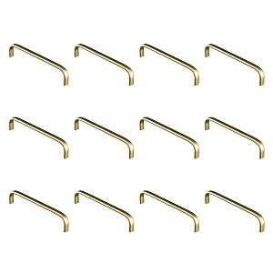atlantic stainless steel capsule d dwawer cabinet handles 6 inch total length 152 mm hole to hole 145 mm antique finish pack of 12 pieces pull handle