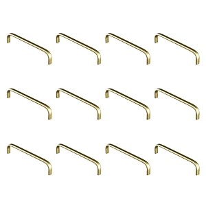 atlantic stainless steel capsule d dwawer cabinet handles 8 inch total length 200 mm hole to hole 195 mm antique finish pack of 12 pieces pull handle