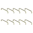 Atlantic Stainless Steel Capsule D Dwawer Cabinet Handles 8 Inch (Total Length 200 mm, Hole to Hole 195 mm, Antique Finish) Pack of 10 Pieces, Pull Handle