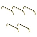 Atlantic Stainless Steel Capsule D Dwawer Cabinet Handles 8 Inch (Total Length 200 mm, Hole to Hole 195 mm, Antique Finish) Pack of 5 Pieces