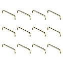 Atlantic Stainless Steel Capsule D Dwawer Cabinet Handles 8 Inch (Total Length 200 mm, Hole to Hole 195 mm, Antique Finish) Pack of 12 Pieces, Pull Handle