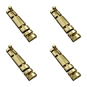 atlantic 4 inch zaylo tower bolt for doors amp windows  antique finish aluminium kundichitakni door latch for main door bathroom amp bedroom  heavy duty tower bolt pack of 4