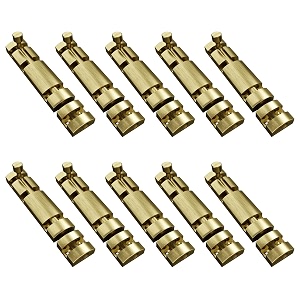 atlantic 4 inch zaylo tower bolt for doors amp windows  antique finish aluminium kundichitakni door latch for main door bathroom amp bedroom  heavy duty tower bolt pack of 10