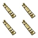 Atlantic 4 Inch Zaylo Tower Bolt for Doors &amp; Windows | Antique Finish Aluminium Kundi/Chitakni Door Latch for Main Door, Bathroom &amp; Bedroom | Heavy Duty Tower Bolt (Pack of 4)