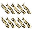 Atlantic 4 Inch Zaylo Tower Bolt for Doors & Windows | Antique Finish Aluminium Kundi/Chitakni Door Latch for Main Door, Bathroom & Bedroom | Heavy Duty Tower Bolt (Pack of 10)