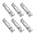 Atlantic 4 Inch Zaylo Tower Bolt for Doors &amp; Windows | S.S Finish Aluminium Kundi/Chitakni Door Latch for Main Door, Bathroom &amp; Bedroom | Heavy Duty Tower Bolt (Pack of 6)