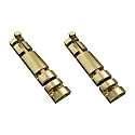 Atlantic 4 Inch Zaylo Tower Bolt for Doors &amp; Windows | Antique Finish Aluminium Kundi/Chitakni Door Latch for Main Door, Bathroom &amp; Bedroom | Heavy Duty Tower Bolt (Pack of 2)