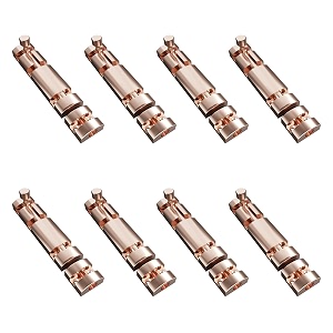 atlantic 4 inch zaylo tower bolt for doors amp windows  rose gold finish aluminium kundichitakni door latch for main door bathroom amp bedroom  heavy duty tower bolt pack of 8