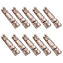 Atlantic 4 Inch Zaylo Tower Bolt for Doors &amp; Windows | Rose Gold Finish Aluminium Kundi/Chitakni Door Latch for Main Door, Bathroom &amp; Bedroom | Heavy Duty Tower Bolt (Pack of 10)