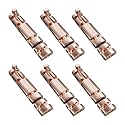 Atlantic 4 Inch Zaylo Tower Bolt for Doors &amp; Windows | Rose Gold Finish Aluminium Kundi/Chitakni Door Latch for Main Door, Bathroom &amp; Bedroom | Heavy Duty Tower Bolt (Pack of 6)