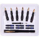 ATLAS 22 Carat Gold Plated Nibs and Pen Set for Calligraphy