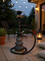 Atm manufacturer 21 Luna Hookah with silicon pipe for extra smooth and dence flow. 21 inch Aluminium Hookah