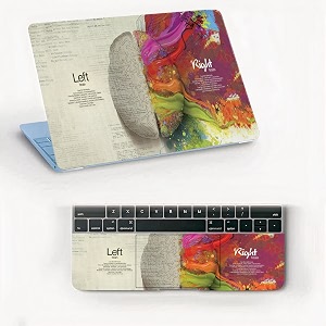 atodds laptop skin sticker  compatible for 16 inch laptop - notebook - macbook  bubble free application  scratchproof matte finish  full body coverage design-2