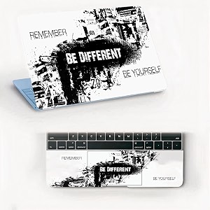 atodds laptop skin sticker  compatible for 16 inch laptop - notebook - macbook  bubble free application  scratchproof matte finish  full body coverage design-72