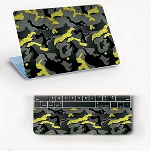 atodds laptop skin sticker  compatible for 16 inch laptop - notebook - macbook  bubble free application  scratchproof matte finish  full body coverage design-69